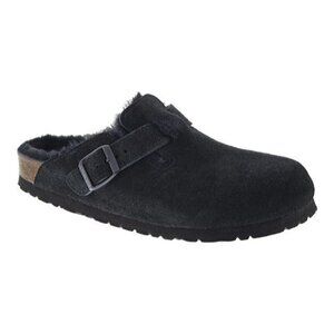 Birkenstock Boston Fur Suede in Narrow